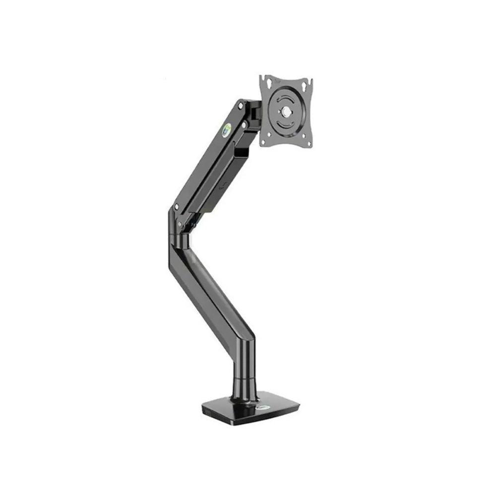 Kaloc DS160 Adjustable Single Monitor Arm – Gas Spring, 22″–40″ Screens
