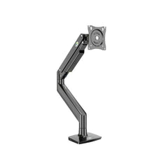 Kaloc DS160 Adjustable Single Monitor Arm – Gas Spring, 22″–40″ Screens