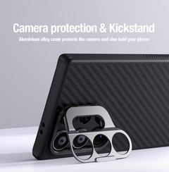 Nillkin CarboProp Magnetic MagSafe Aramid Fiber Armor Case with Camera Cutout for Samsung Galaxy S24 Ultra
