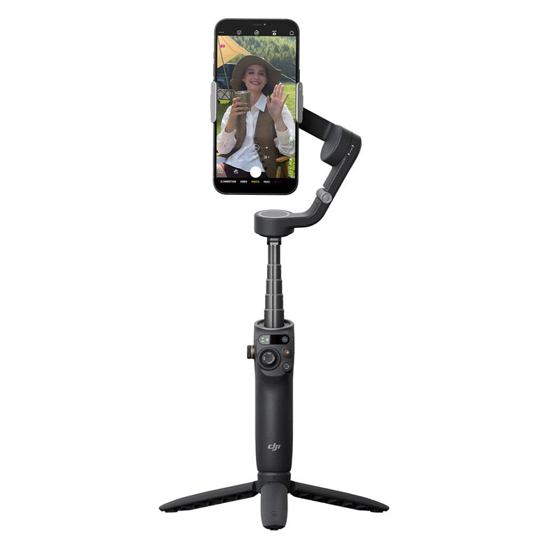 DJI Osmo Mobile 6 Smartphone Gimbal Stabilizer 3-Axis Phone Gimbal Slate Gray - Pixel Zones
