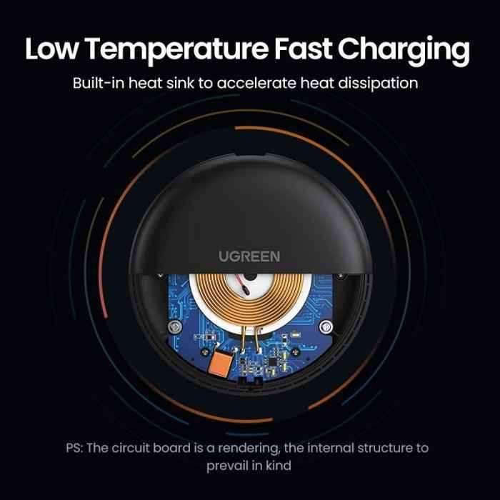 Ugreen CD186-15112 15W Fast Wireless Charging Pad - Pixel Zones