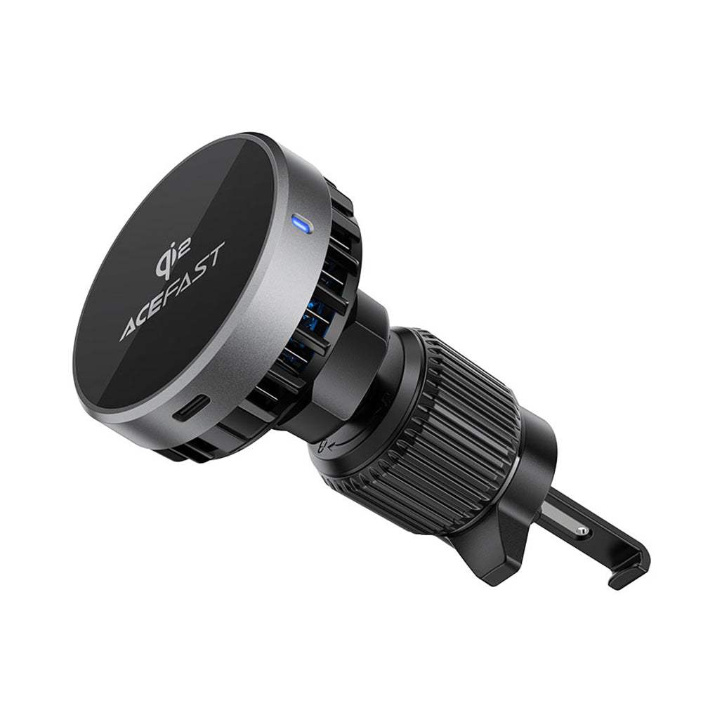 Acefast D40 MagSafe Fast Qi2 Wireless Charger and Car Holder for Air Vent With Cooling Fan