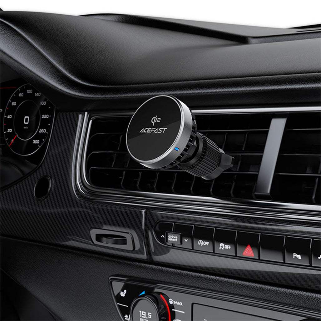 Acefast D40 MagSafe Fast Qi2 Wireless Charger and Car Holder for Air Vent With Cooling Fan
