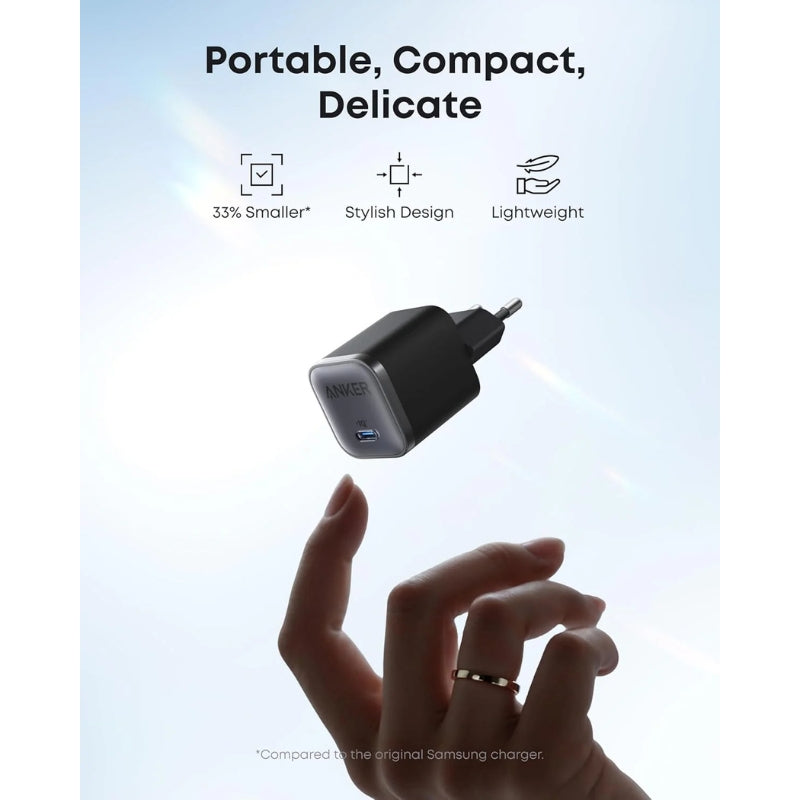 Anker Nano 45W Type-C Charger – Compact Fast Charging GaN USB-C Block