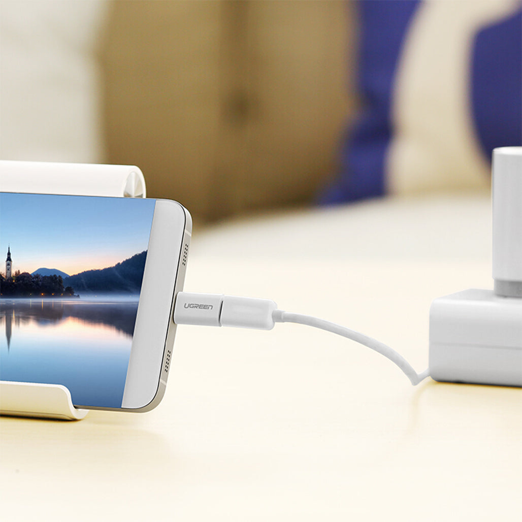 UGREEN 30864 USB 3.1 Type-C to Micro USB Adapter – White