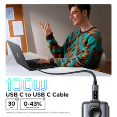 UGREEN Uno USB-C to USB-C Cable 100W (1m / 3.3ft & 2m / 6.6ft)