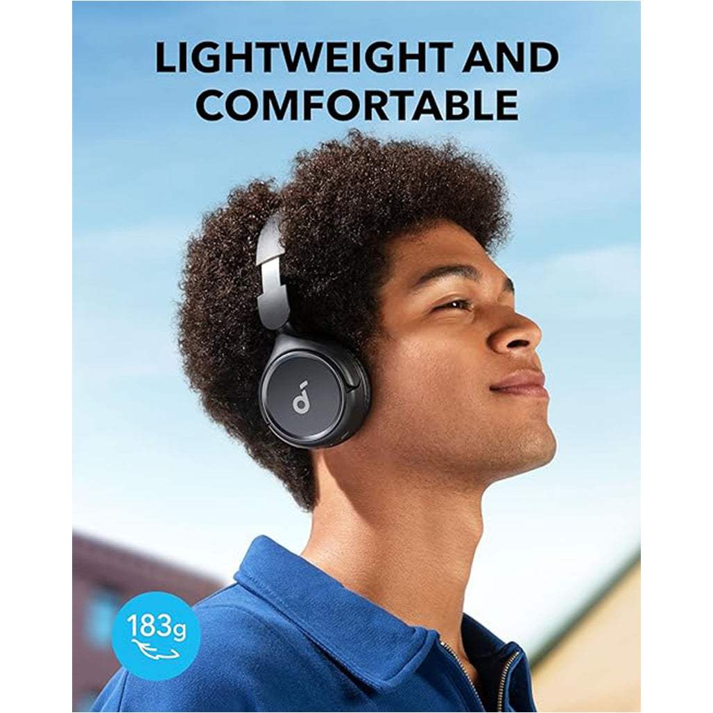 Anker H30i On-Ear Headphones 70-Hour Battery Life 40mm Oversized Drivers Bluetooth 5.3 Ultra-Lightweight Design