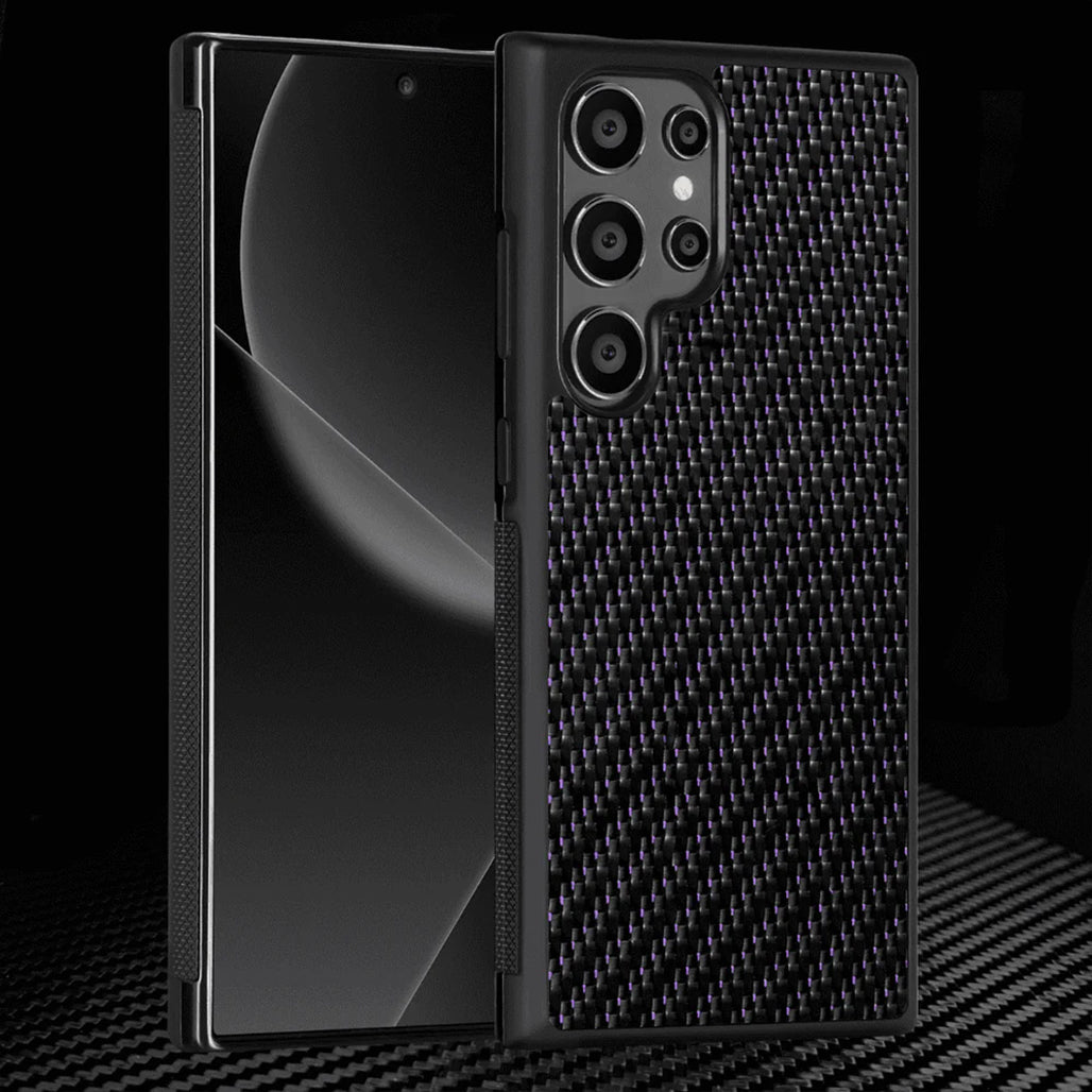 Samsung S-Series 3K Twill Carbon Fiber Cover | Real Carbon Fiber Case for S25 Ultra, S24 Ultra & A56 5G