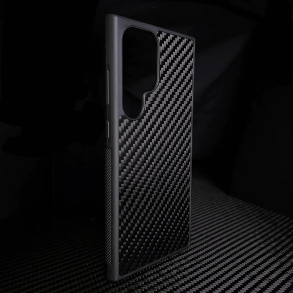 Samsung S-Series 3K Twill Carbon Fiber Cover | Real Carbon Fiber Case for S25 Ultra, S24 Ultra & A56 5G