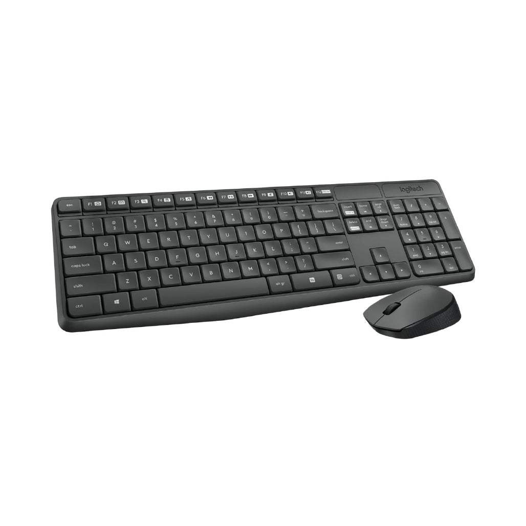 Logitech MK235 Wireless Keyboard And Mouse Combo Durable And Efficient Design