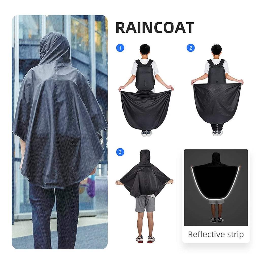 Mark Ryden MR9068YY 15.6" Laptop Waterproof Backpack with Rain Coat