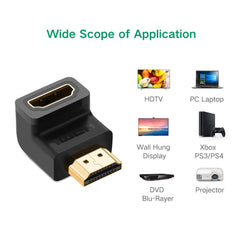 UGREEN 20109 HDMI Adapter Right Angle 90°