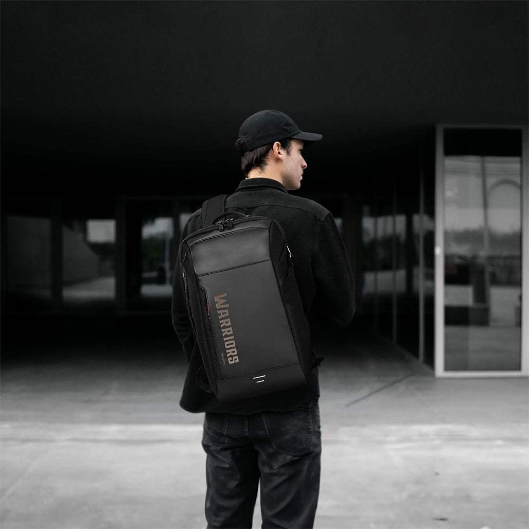 WIWU Warriors Pro 30L Anti-Theft Laptop Backpack with USB Charging Water-Resistant Design Large Storage & Padded Laptop Compartment