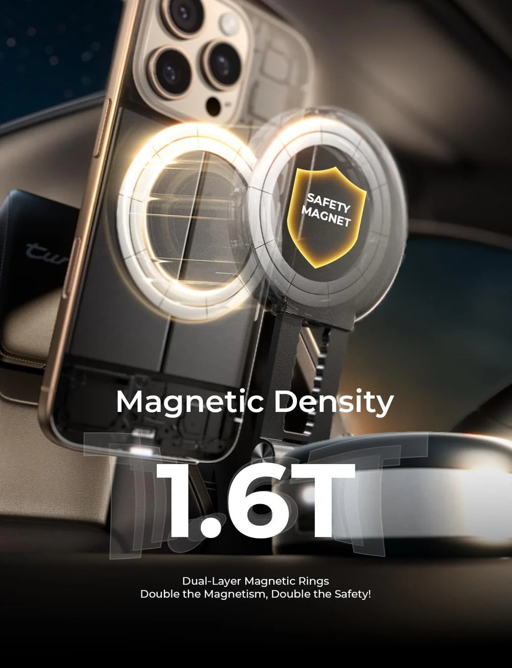 Lisen A604 Electric Suction Cup Phone Mount