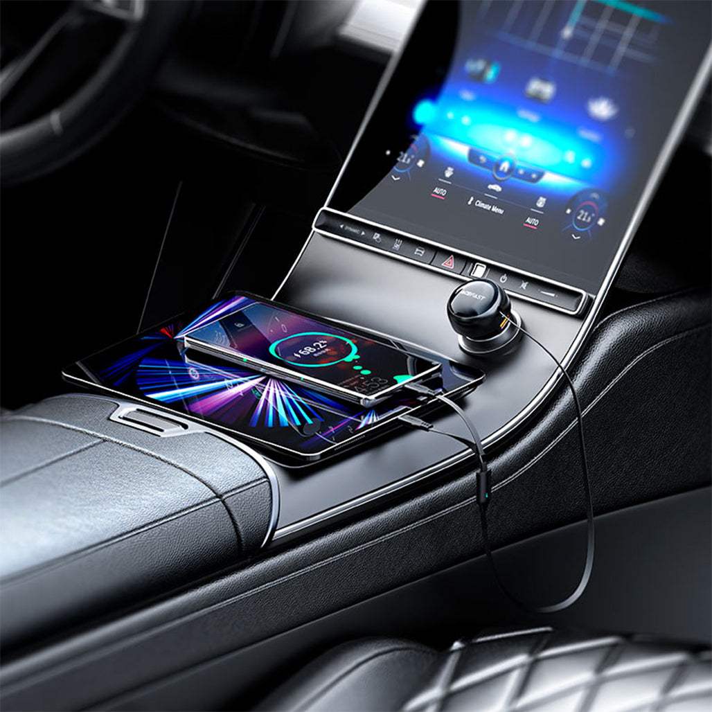 Acefast B13 Car Charger 53W with 2 USB-C Cable and 1 USB-A Port