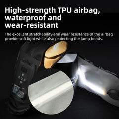 INKEE Gold Crow GC12 / GC20 Bi-Color LED Video Light – 2700K–6500K, CRI 95+, Waterproof IP66, Flexible Design, Built-In Battery