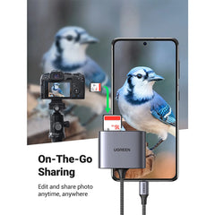 UGREEN 3-in-1 USB-C SD Card Reader - 80798