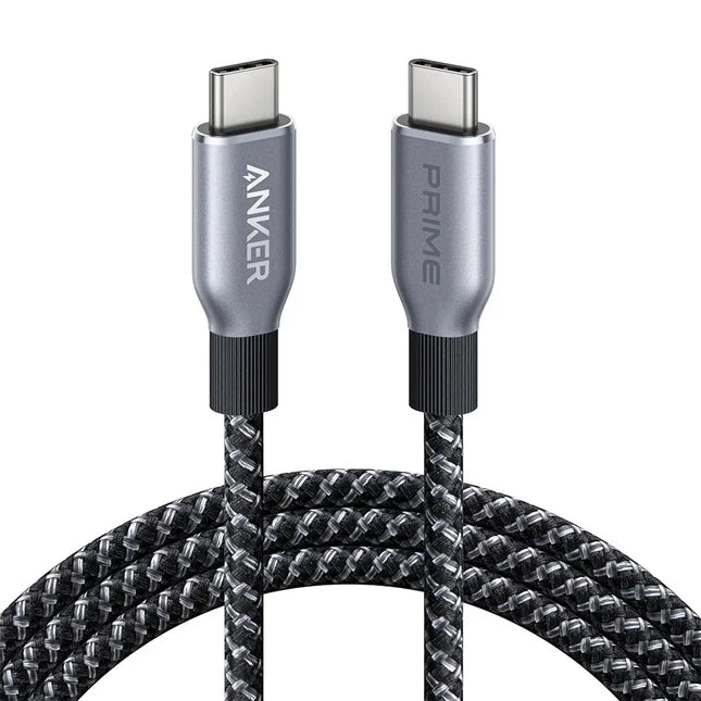 Anker Prime USB-C to USB-C Cable – 6ft (240W, Upcycled-Braided)