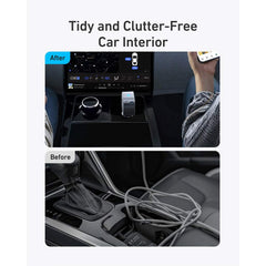 Anker Nano 75W USB-C Car Charger with Built-In Retractable Cable