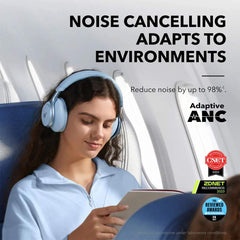 Anker Soundcore Space One Premium Active Noise Cancelling Headphones - Blue
