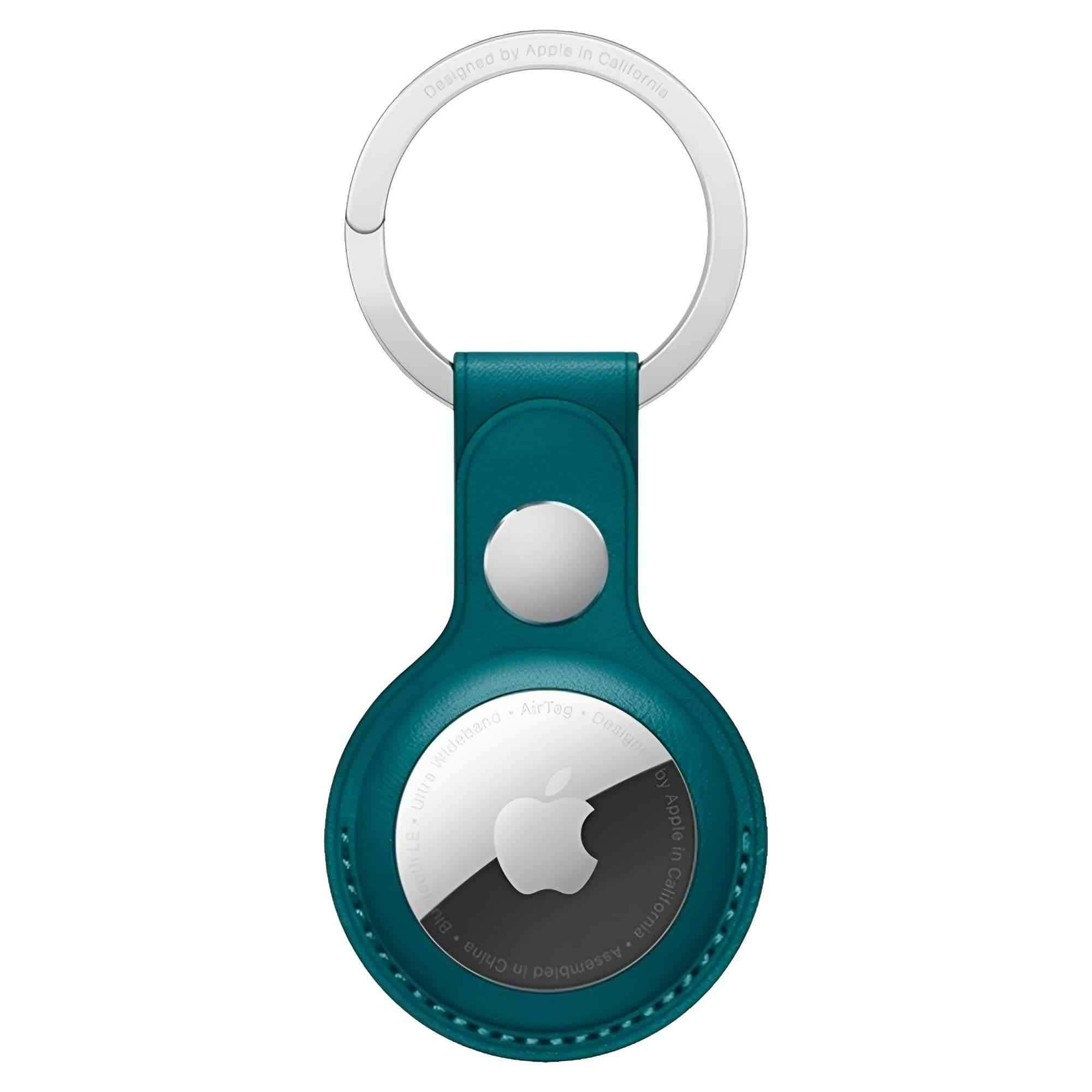 Apple AirTag Leather Key Ring - Pixel Zones