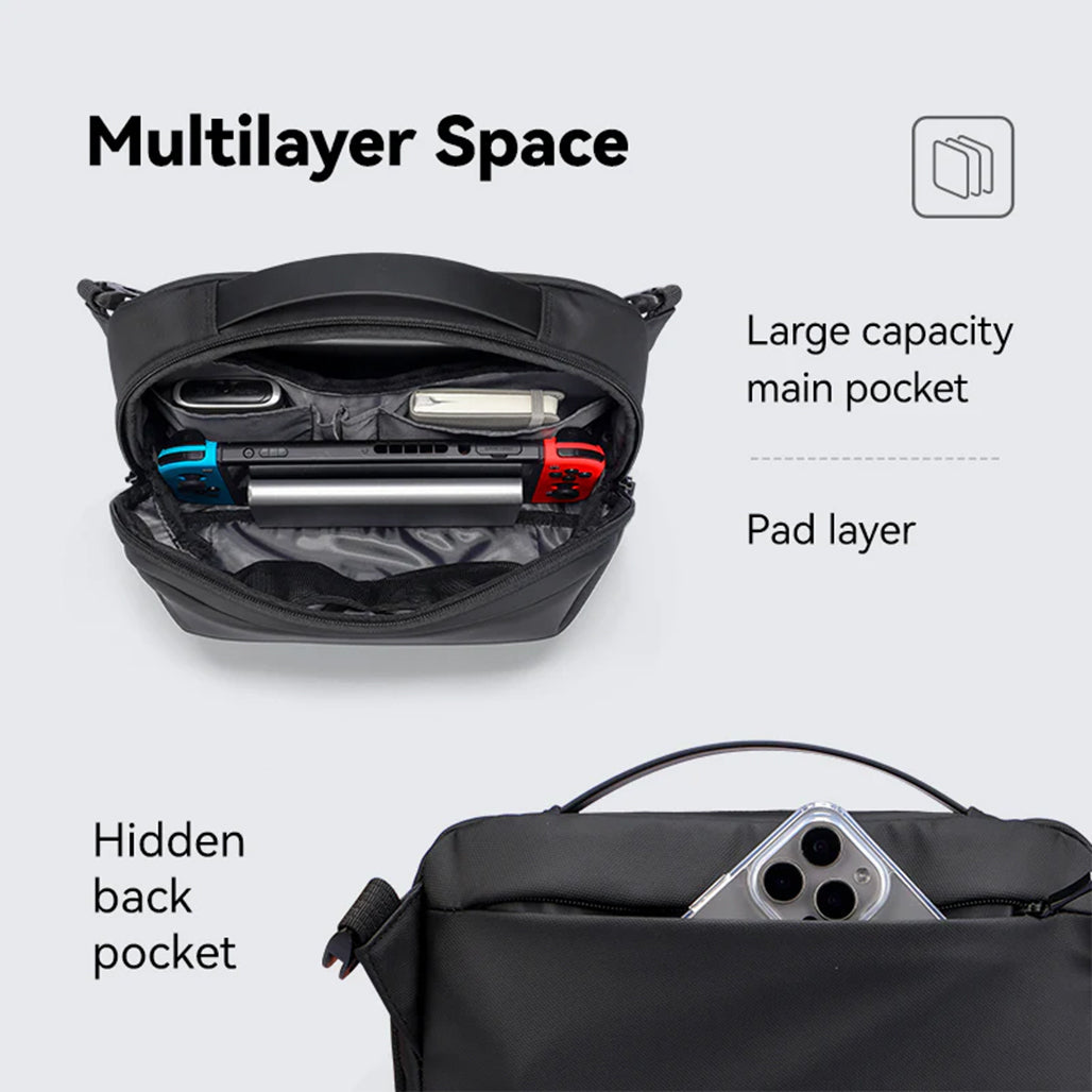 Mark Ryden AquaLite – Waterproof PU Leather Sling Bag for Modern Daily Use