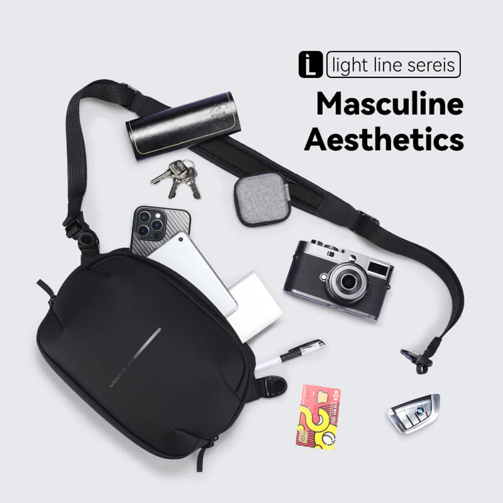 Mark Ryden AquaLite – Waterproof PU Leather Sling Bag for Modern Daily Use