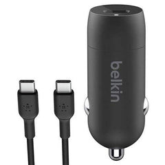 Belkin BoostCharge 30W USB-C Car Charger + USB-C to USB-C Cable