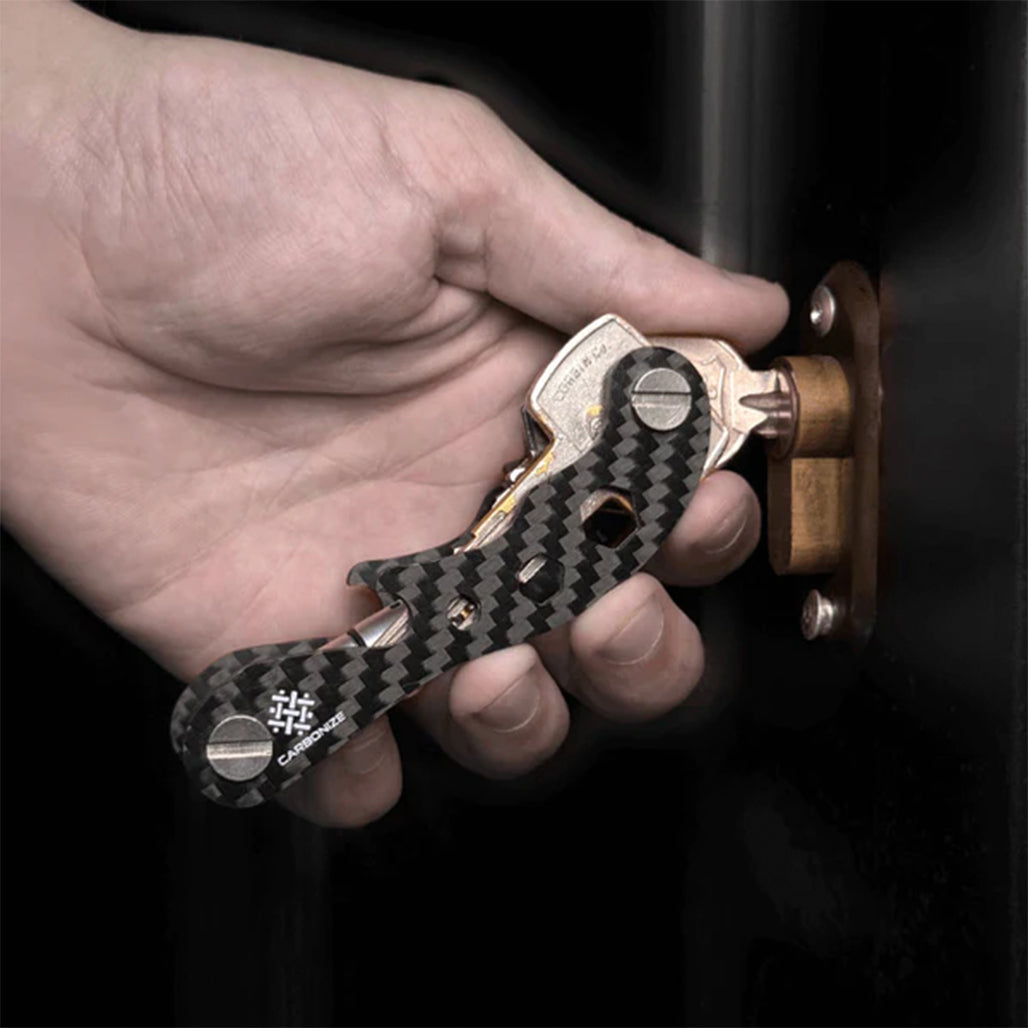 Carbonize PRO Carbon Fiber Key Organizer – Sleek, Modular, and Multi-Functional for 1–18 Keys