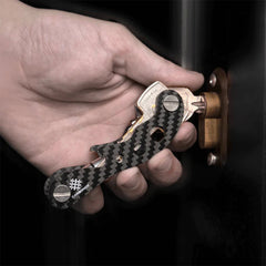 Carbonize PRO Carbon Fiber Key Organizer – Sleek, Modular, and Multi-Functional for 1–18 Keys