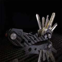 Carbonize PRO Carbon Fiber Key Organizer – Sleek, Modular, and Multi-Functional for 1–18 Keys
