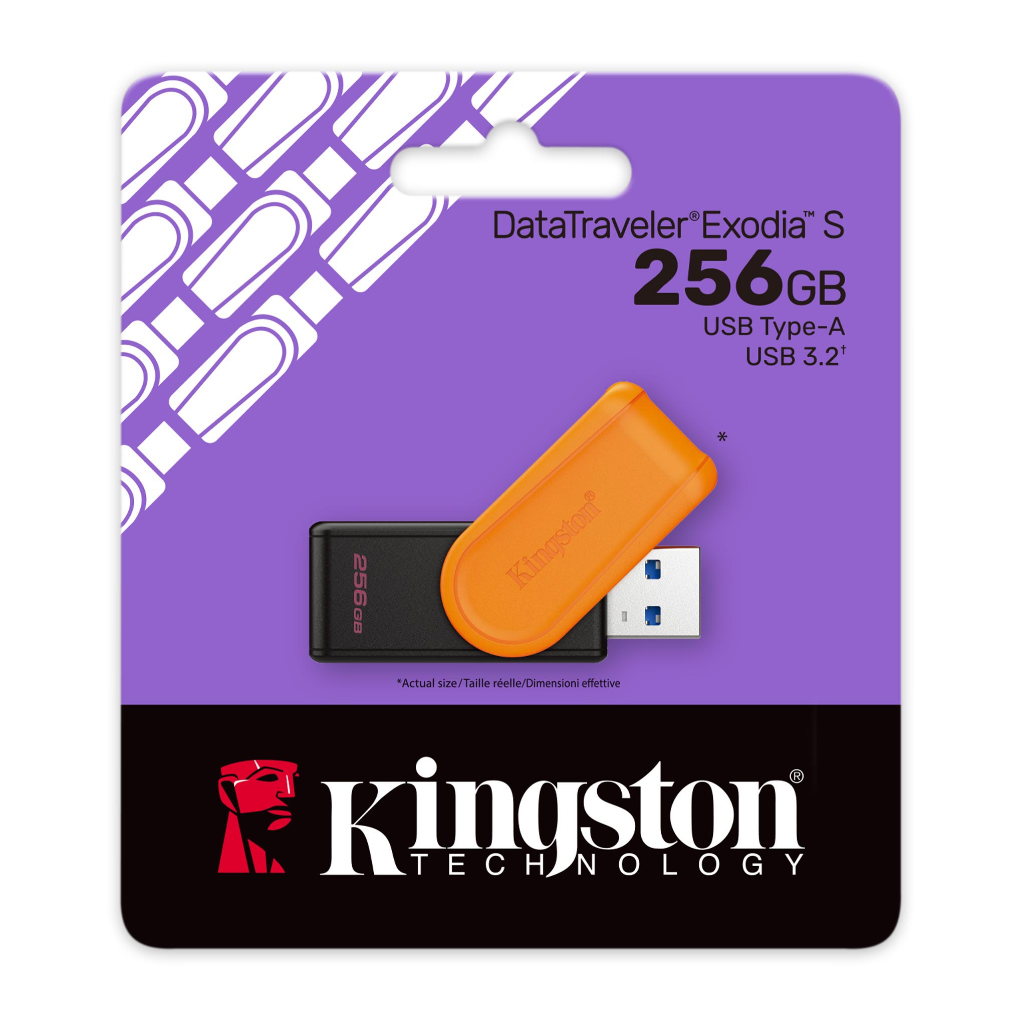 Kingston DataTraveler Exodia S USB 3.2 Gen 1 Flash Drive - DTXS