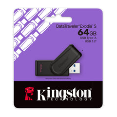 Kingston DataTraveler Exodia S USB 3.2 Gen 1 Flash Drive - DTXS