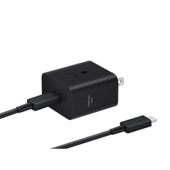 Samsung 45W Super Fast Charging PD Power Adapter with 5A USB-C Cable – Black | EP-T4511NBEGWW