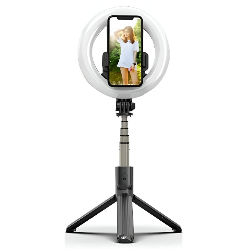 Extendable Ring Light Selfie Stick L07 with built in Battery