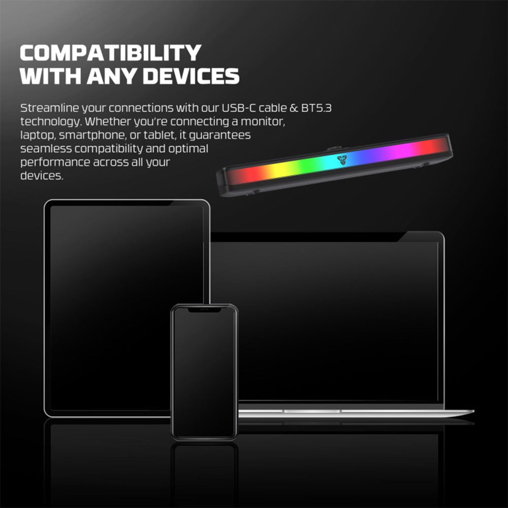 Fantech BS151 Groove Bar Pro - RGB Bluetooth Portable Gaming Speaker – 30H Battery & Stereo Sound