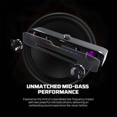 Fantech GS303 Groove Bar Dual Mode Gaming Speaker – RGB Lighting & Bluetooth 5.3