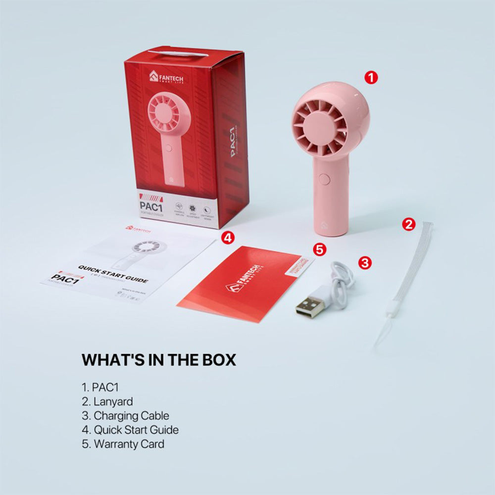 Fantech PAC1 Portable Cooler – Compact Travel Cooler with Turbo Fan Cooling