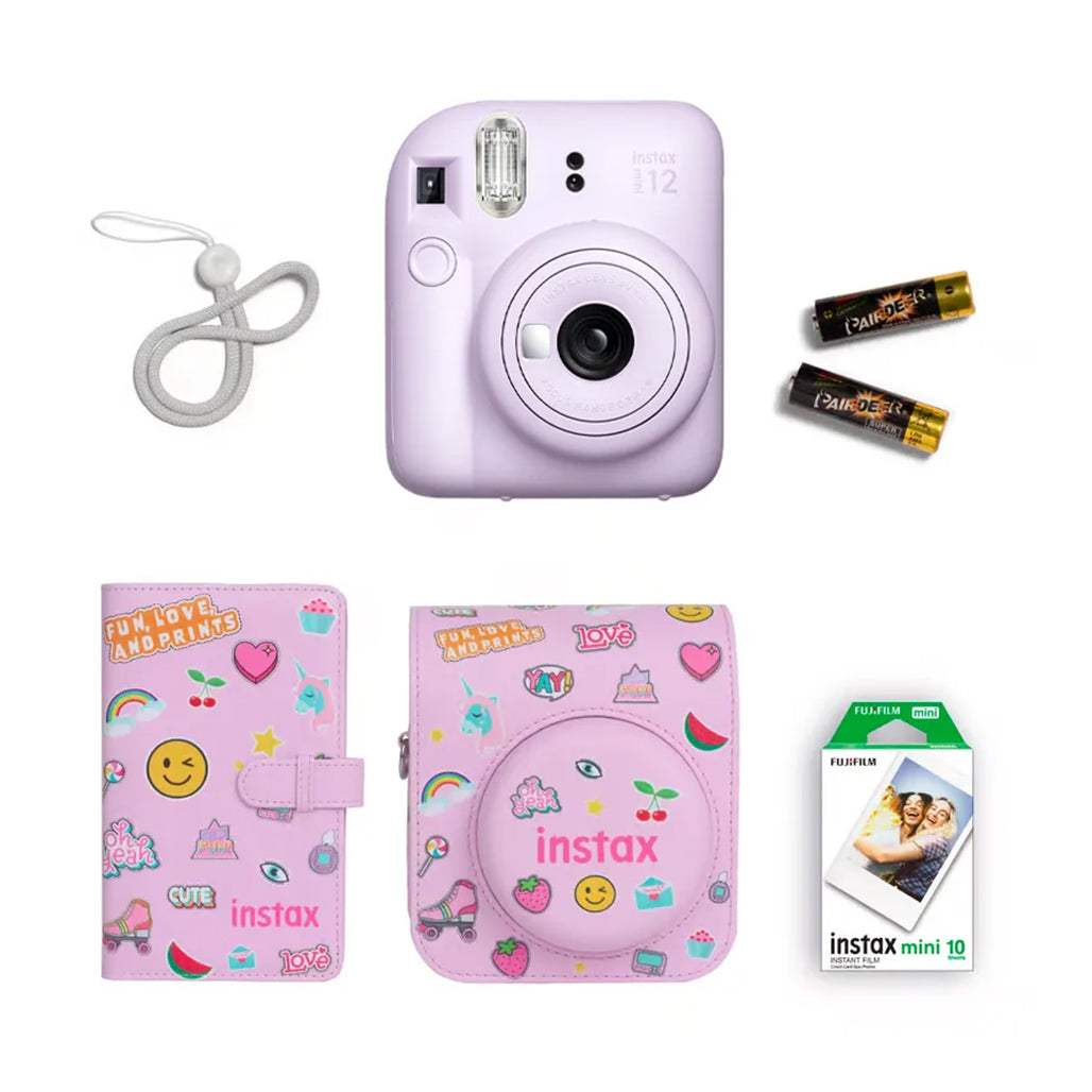 Fujifilm instax Mini 12 Gift Box Instant Camera – Full Kit