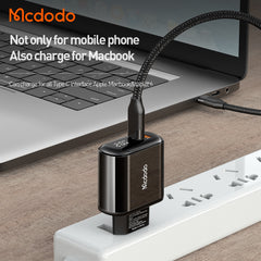 Mcdodo CH-717 Dual Port 20W Fast Charger – PD 3.0 + QC 3.0 with Digital Display