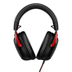 HyperX Cloud III Wired Gaming Headset – Black/Red | 53mm Drivers, DTS Spatial Audio, Noise-Canceling Mic