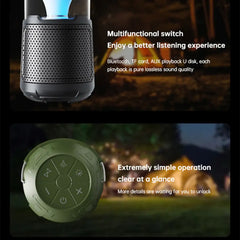 Jeep JP‑SC001 Portable Bluetooth Speaker – IPX5 Waterproof, 12H Play