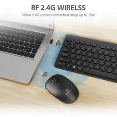 Micropack KM-228W USB-A Slim Wireless Mouse and Keyboard Combo - Pixel Zones