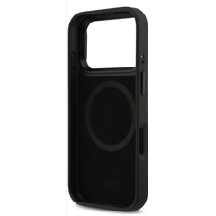 Lacoste MagSafe PU Leather Case with Nomogramme Logo & Camera Stand for iPhone 17 Pro / Pro Max