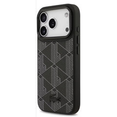 Lacoste MagSafe PU Leather Case with Nomogramme Logo & Camera Stand for iPhone 17 Pro / Pro Max