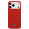 Lacoste MagSafe PU Leather Hard Case with Iconic Petit Piqué Logo for iPhone 17 Pro