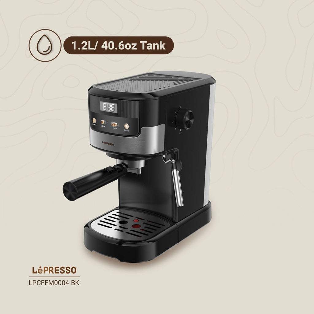 Lepresso Suprema Espresso Machine - Nespresso and Barista Capsules Compatible