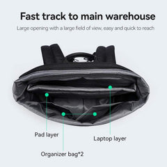 MARK RYDEN 15.6" Laptop Backpack Water-Resistant Oxford Fabric Travel & Work Bag - MR4666