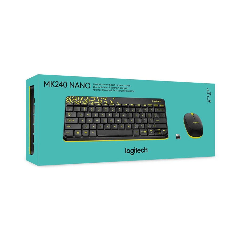 Logitech MK240 - Nano Wireless Keyboard and Mouse Combo