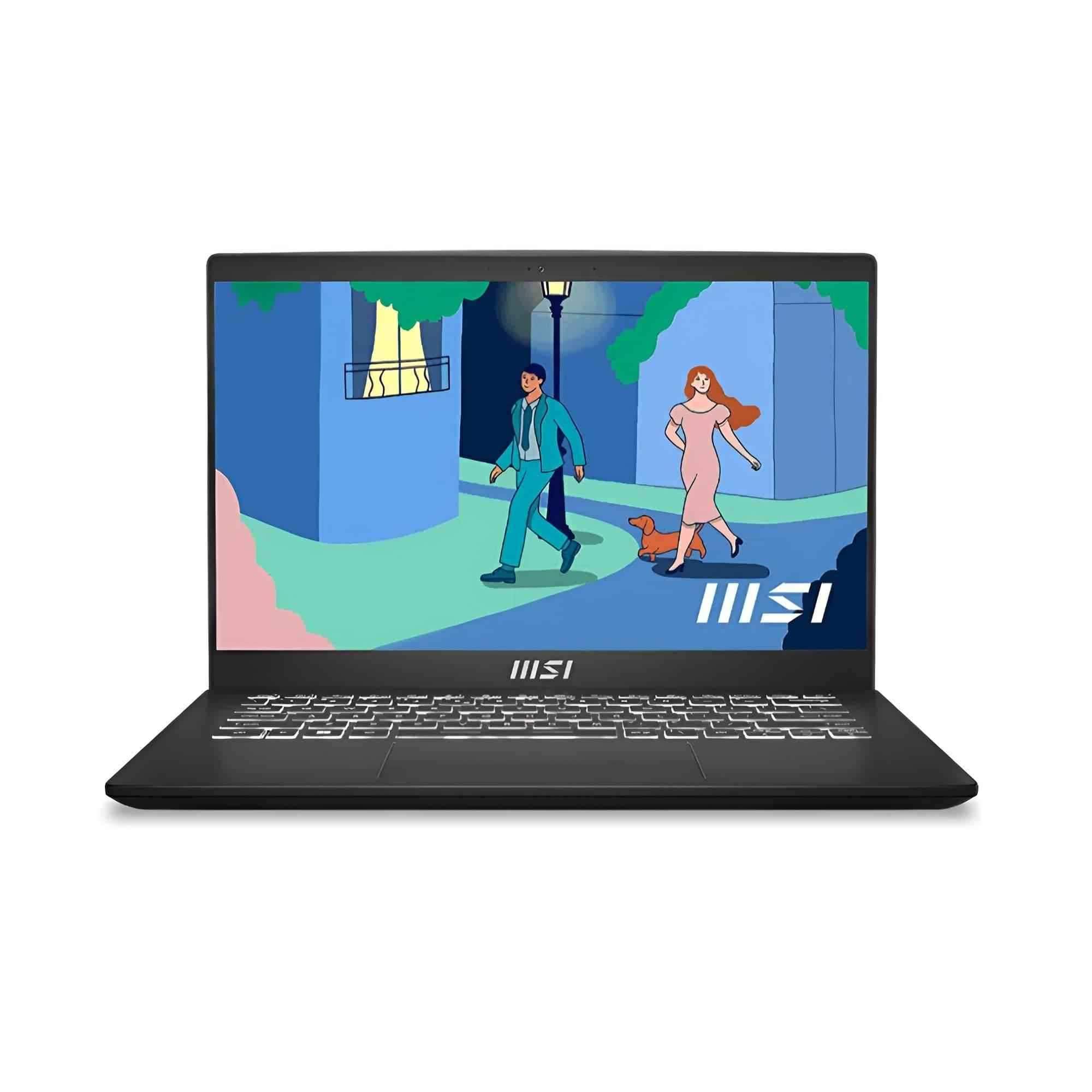 MSI MODERN 14 ULTRA THIN AMD RyzenTM 7 7730U 512GB SSD 16GB 14" (1920x1080) WIN11 - Pixel Zones